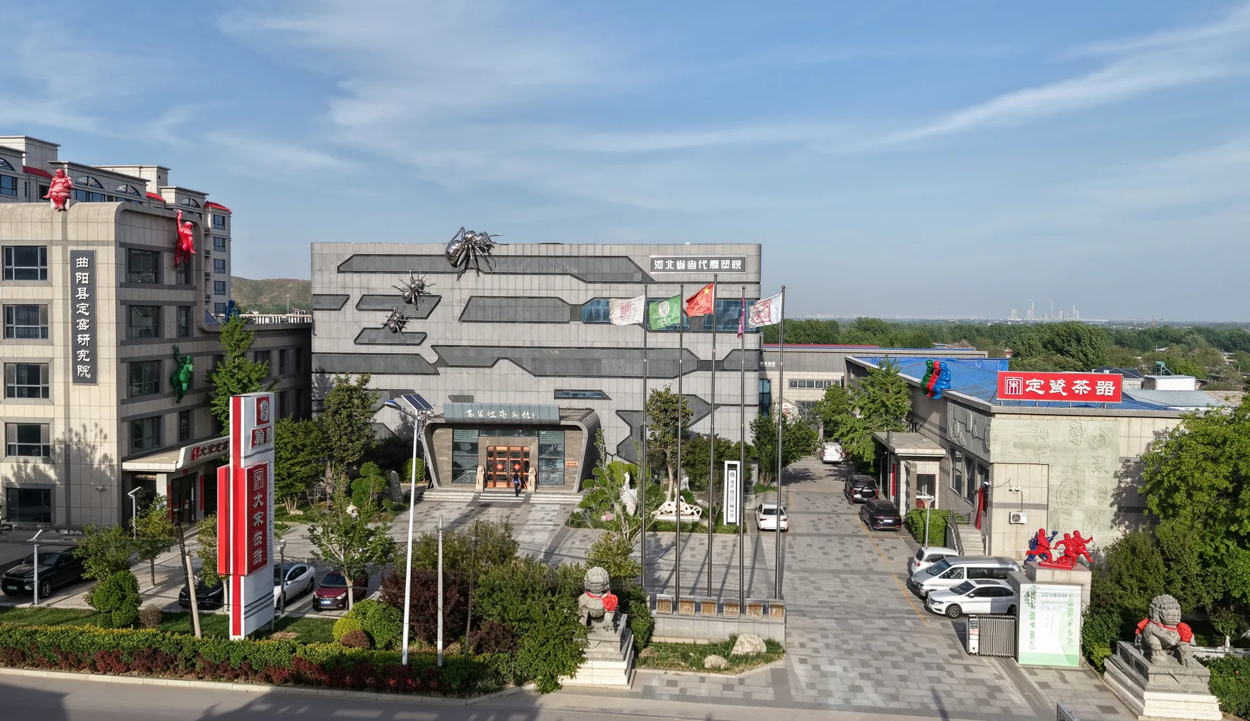 河北高大师艺术集团正门景观