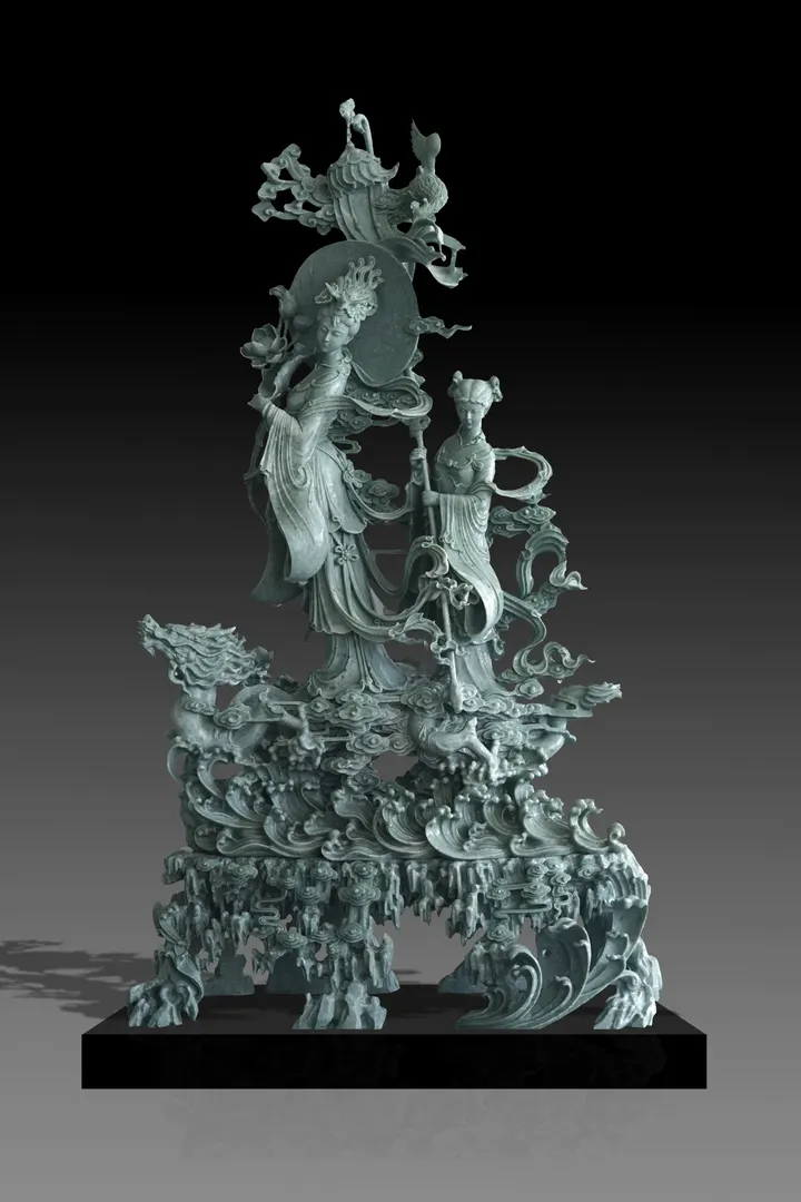 洛神·高英坡大师艺术作品