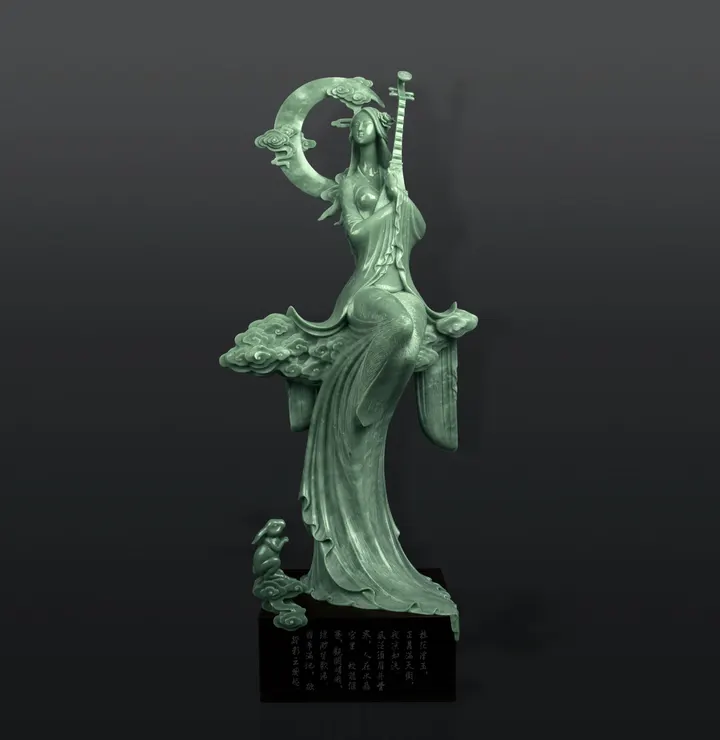 嫦娥·高英坡大师艺术作品