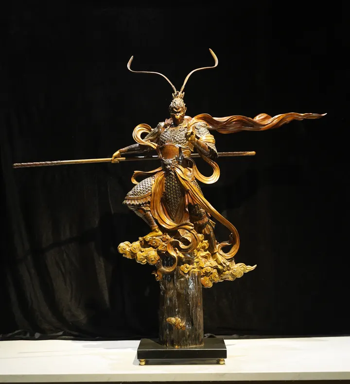一棒定乾坤·高英坡大师艺术作品